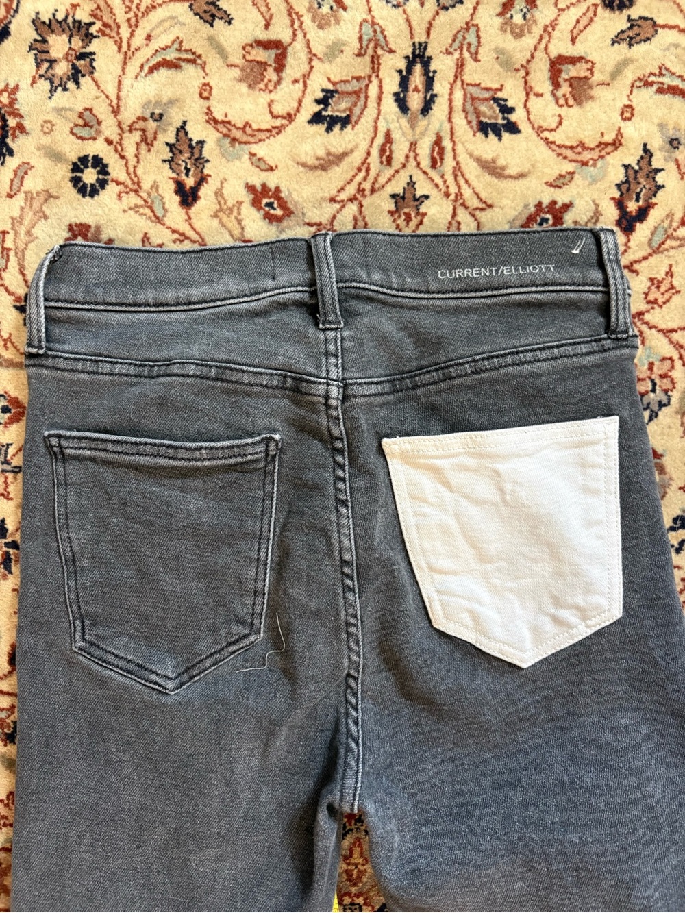 Current/Elliot Grey Skinny Jeans